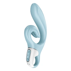 Satisfyer Love Me Powerful Rechargeable Silicone Rabbit Vibrator Blue