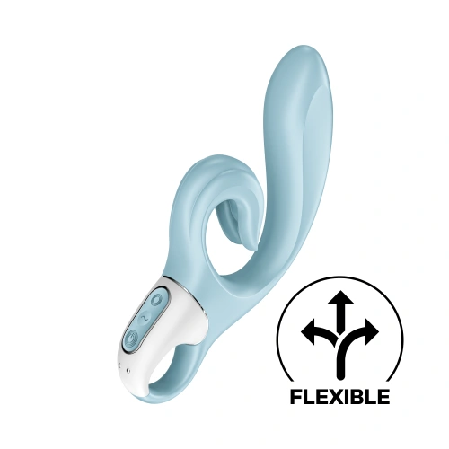 Satisfyer Love Me Powerful Rechargeable Silicone Rabbit Vibrator Blue [5]