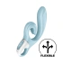 Satisfyer Love Me Powerful Rechargeable Silicone Rabbit Vibrator Blue [5]