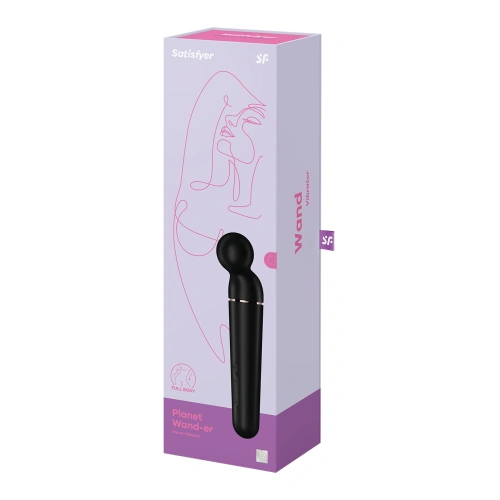 Out of stock NEW - Nina - Satisfyer Planet Wand-er powerful wand massager black [5]