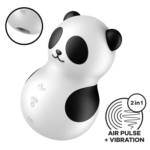 Satisfyer Pocket Panda Rechargeable Clitoral Stimulator with Vibrations and Airflows [5]