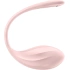 Satisfyer Ribbed Petal Pink Rechargeable Embossed Vibro Egg with Remote Control and Mobile App [1]