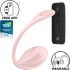 Satisfyer Ribbed Petal Pink Rechargeable Embossed Vibro Egg with Remote Control and Mobile App [4]