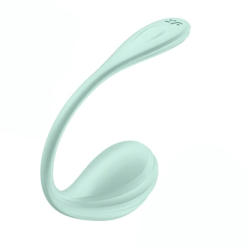 Nina - Rechargeable Silicone Vibro Egg with Mobile App Satisfyer Smooth Petal Green [1]