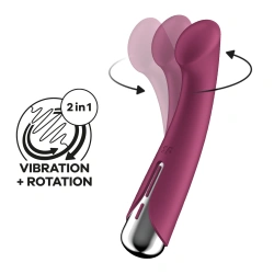 Irina Rechargeable vibrator Satisfyer Spinning G-Spot 1 burgundy