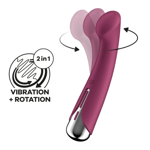 Irina Rechargeable vibrator Satisfyer Spinning G-Spot 1 burgundy Irina Rechargeable vibrator Satisfyer Spinning G-Spot 1 burgundy