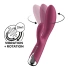 Veronica color Satisfyer Spinning Rabbit rechargeable vibrator with rotation red [1]
