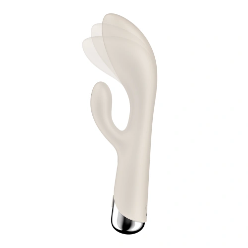 Veronica color Satisfyer Spining Rabbit rechargeable vibrator with rotation beige [4]