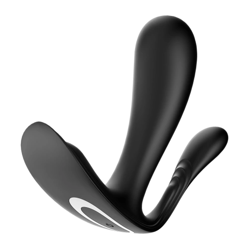 Rechargeable Anal Stimulator Vibrator and App Satisfyer Top Secret Black [1]