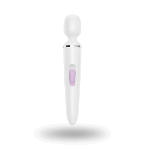 Large powerful rechargeable silicone massager Satisfyer Wand-er white [1]