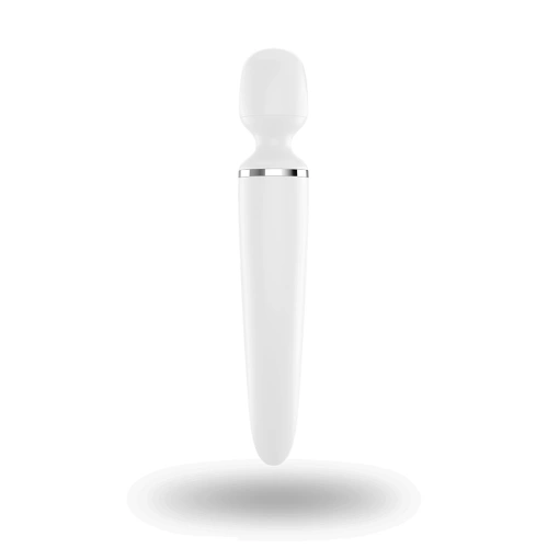 Large powerful rechargeable silicone massager Satisfyer Wand-er white [2]