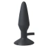 Large inflatable silicone butt plug Classic black [1]