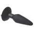 Large inflatable silicone butt plug Classic black [2]