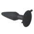 Large inflatable silicone butt plug Classic black [3]