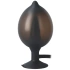 Large inflatable silicone butt plug Classic black [5]