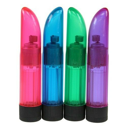 Classic vibrator Crystal Clear Ladyfinger pink [2]