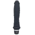 Large realistic silicone Classic black vibrator [3]
