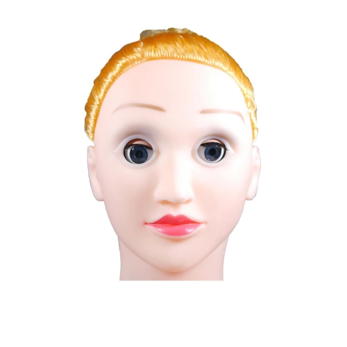 Inflatable sex doll with 3D face and openings Barbie
