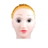 Inflatable sex doll with 3D face and openings Barbie