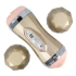 Double Delight Cyber ​​Leather Vibrating Double Sided Masturbator [1]