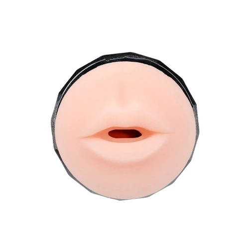 Double Delight Cyber ​​Leather Vibrating Double Sided Masturbator [2]