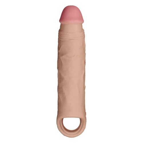 Penis extender made of silicone with testicle clamp Shaft Model F [2]