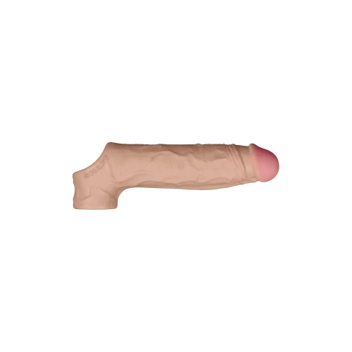 Penis extender made of silicone with testicle clamp Shaft Model F [4]