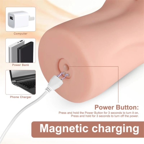Nina - Rechargeable vibrating Masturbator Vagina Xise Agatha [6]