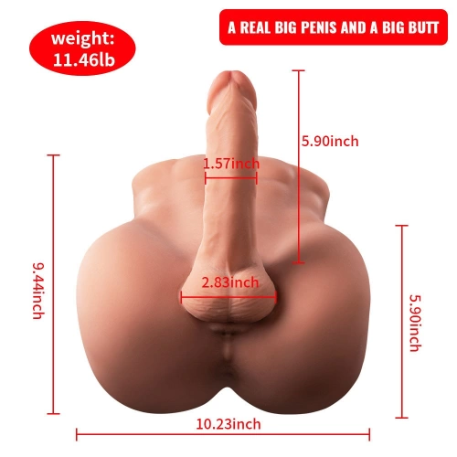 Realistic masturbator male torso with movements and vibrations Bartlett [3]