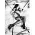 Ralica Set with Bondage Restraints for Bed Black & White [3]