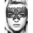 Dilyana- Lace eye mask Princess black [2]