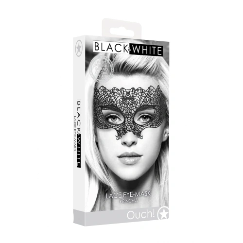 Dilyana- Lace eye mask Princess black [4]