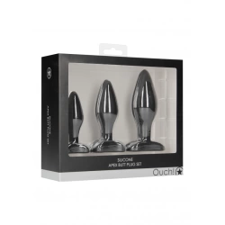 Set of 3 pcs. silicone anal dilators Apex