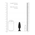 Crystal Silicone Anal Expander Ouch! [6]