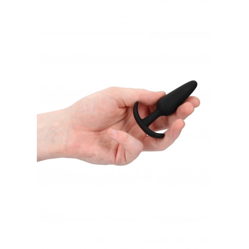 Small silicone butt plug Slim black [1]