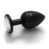 Metal Anal Plug with Crystal Ouch! L black