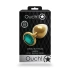 Metal anal plug with green crystal Ouch! Emerald L golden [11]