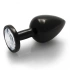 Metal Anal Plug with Crystal Ouch! M black [3]