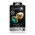 Metal butt plug with green crystal Ouch! Emerald M golden [10]