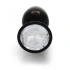 Metal Anal Plug with Crystal Ouch! S black [2]