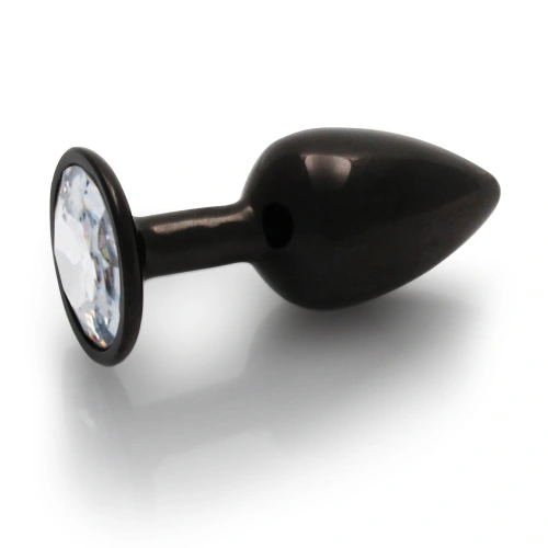 Metal Anal Plug with Crystal Ouch! S black [3]