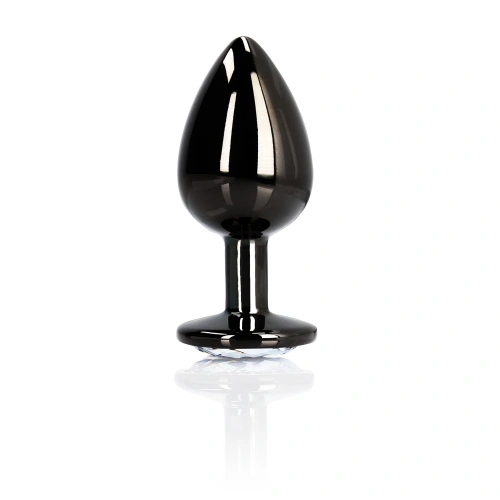 Metal Anal Plug with Crystal Ouch! S black [4]