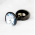 Metal Anal Plug with Crystal Ouch! S black [6]