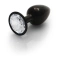 Metal Anal Plug with Crystal Ouch! S black