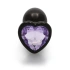 Small metal butt plug with purple crystal heart Ouch! [3]