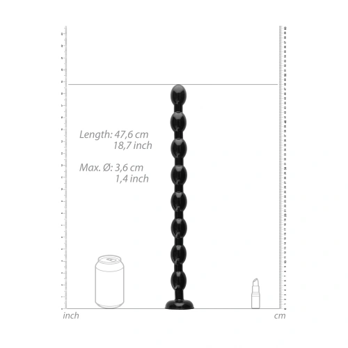 Big flexible anal rosary Ass Snake 48 cm. [2]