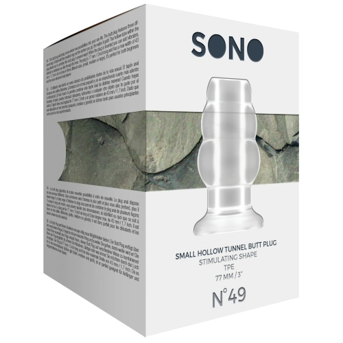 Dilyana- Anal expander with opening Sono #49 transparent [3]