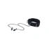 Nina Adjustable Chain Choker with Nipple Clips Ouch! Black & White
