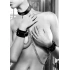 Nina - Leather Choker Set with Wrist Restraints Ouch! Black & White [7]