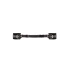 Nina - Linked Leather Wrist Restraints with Handle Ouch! Black & White [2]